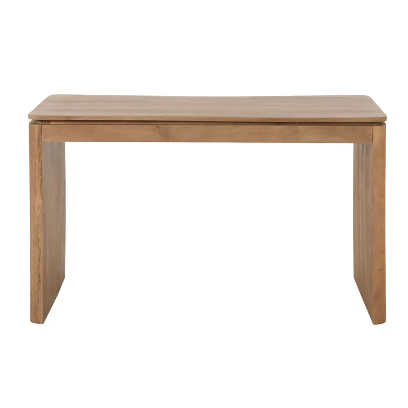 Bureau Dallas Naturel Mangohout 130 cm Nu Kopen