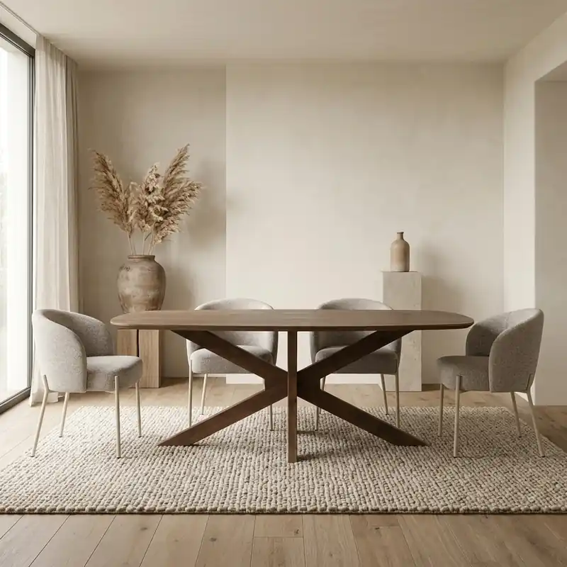 Eetkamertafel 240, Acacia Marron Brown Alleen Vandaag