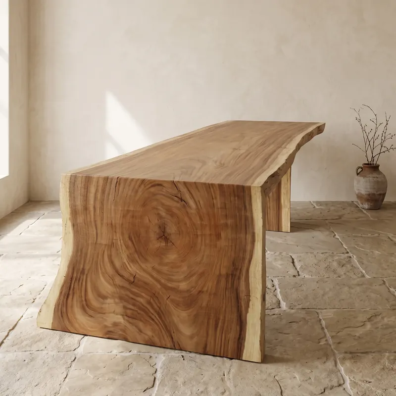 Waterval boomstamtafel suarhout 310 cm Tijdelijk Beschikbaar