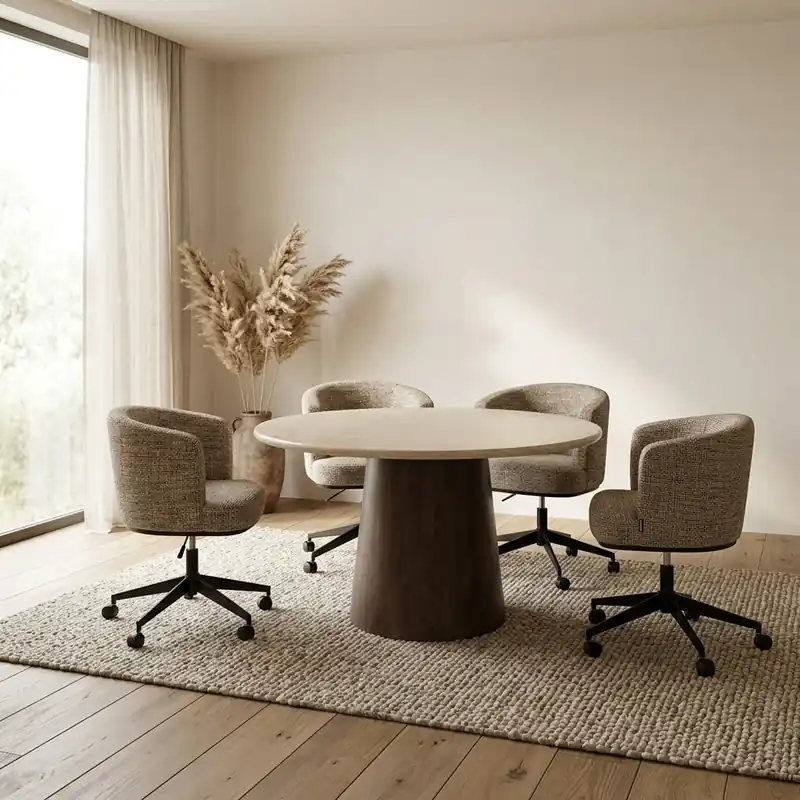Gratis Retour Eettafel Bottecino Round 130cm