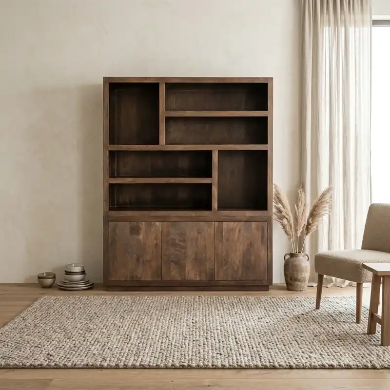 Vakkenkast Brussel Brown XL 160 cm Gecertificeerd