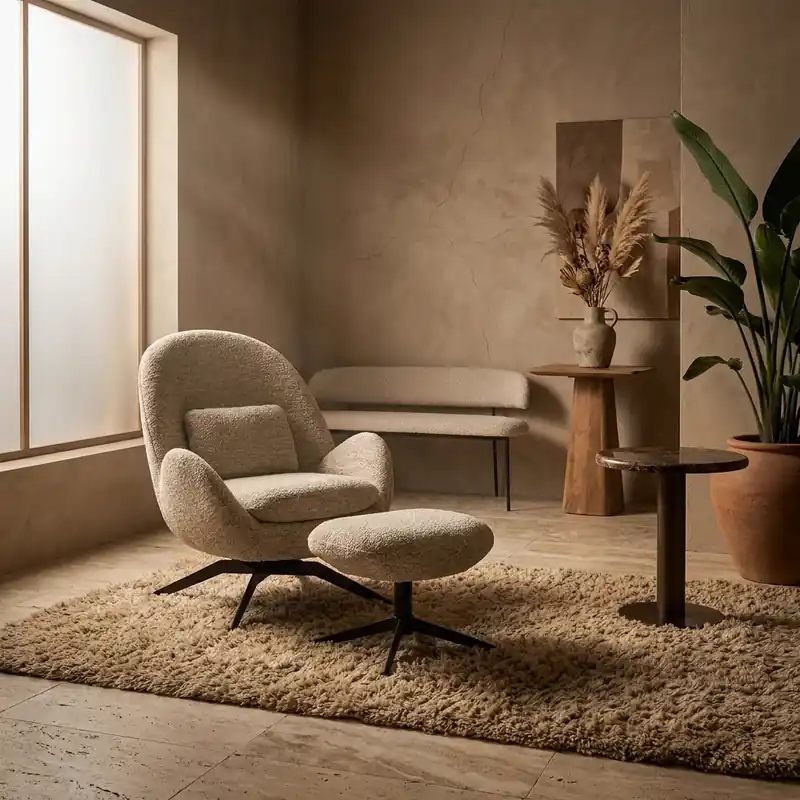 Koop Online Fauteuil Ryan - beige Zora