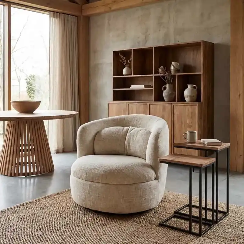 Actieprijs Fauteuil Britt Cream