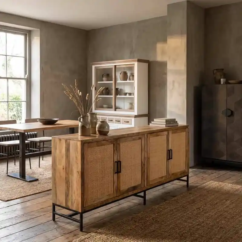 Dressoir Carini naturel 200 cm Finale Uitverkoop