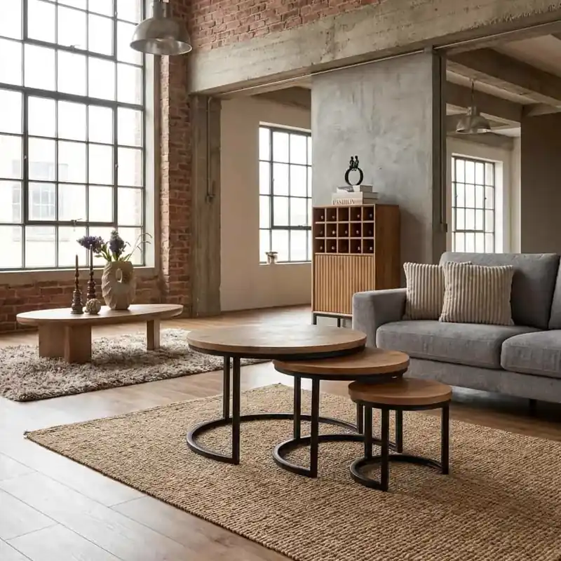 Salontafel Dakota 70 cm Set van 3 Betaalbaar