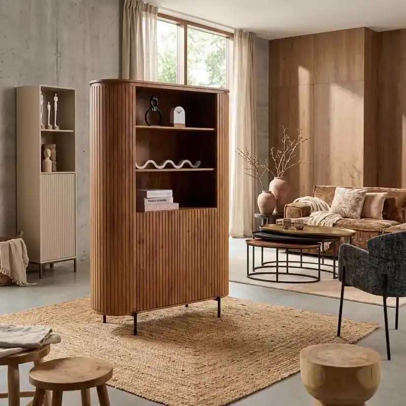 Beste Prijs Wandkast Solana 115 cm Naturel