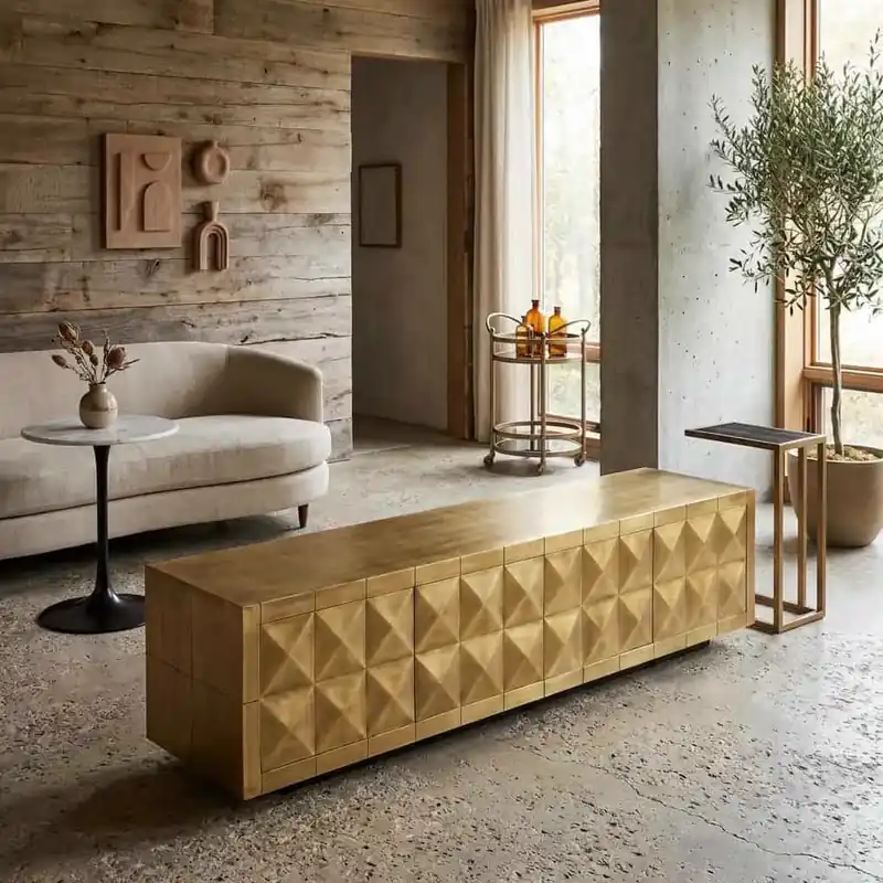 TV-meubel Collada brushed gold Aanbieding