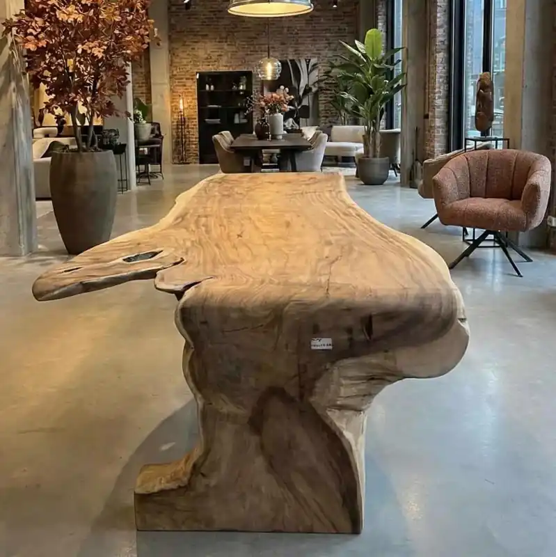 Watervaltafel Suarhout 352cm Beperkte Voorraad