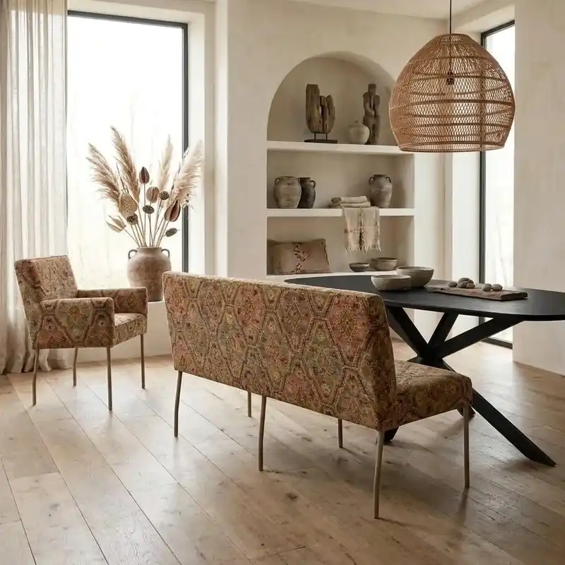 Flitsaanbieding Eetkamerbank Nicole Marrakech