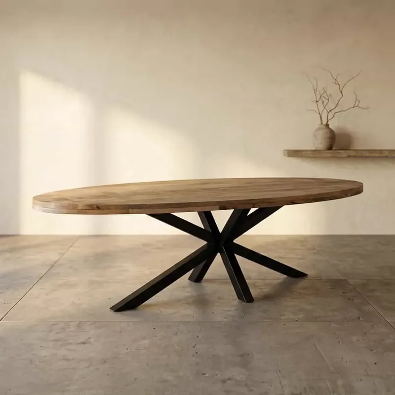 Gratis Retour Mango Ovaal Naturel 260 x 120cm