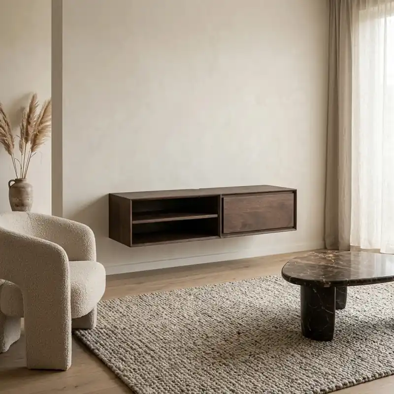 Zwevend tv meubel Ambiance Brown 120 cm Bestel Nu