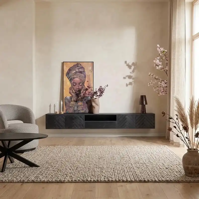 Zwevend tv meubel New York 240 cm Op = Op