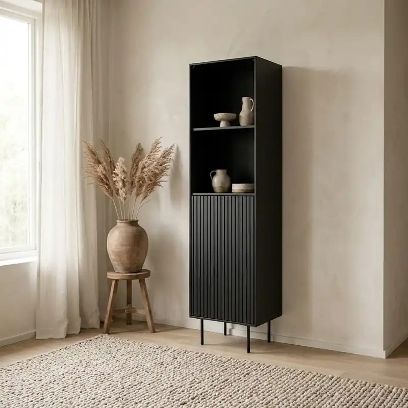 Aanbieding Boekenkast Madison Black 55 cm
