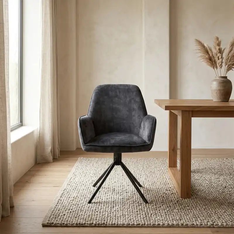 Premium Eetkamerstoel Noah Adore 29 Antraciet