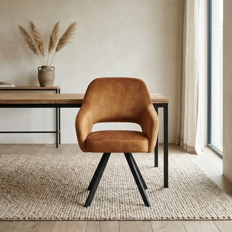Eetkamerstoel Emilie Adore 15 Cognac Gratis Retour