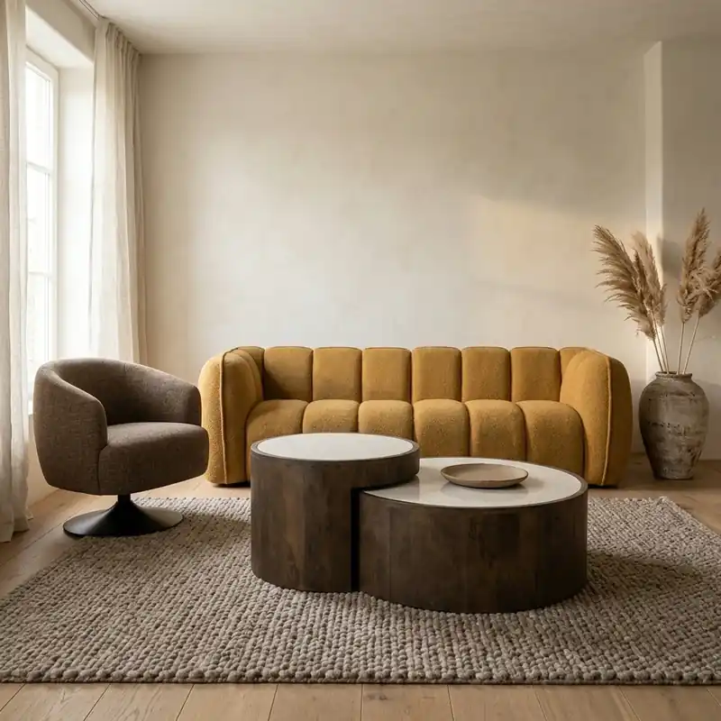 Aanbieding Salontafel set Hazel Mangohout