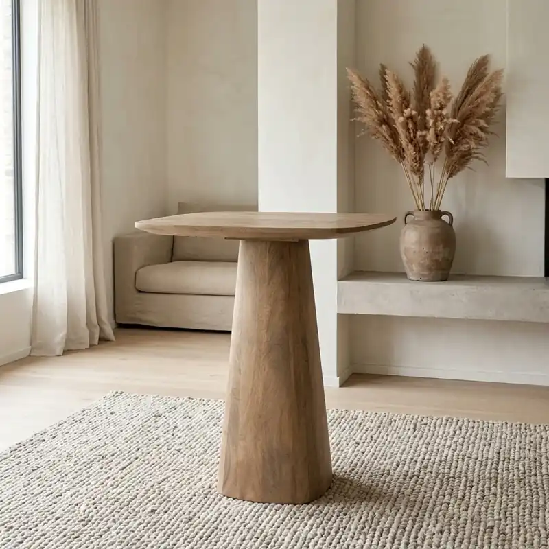 Aanbieding Countertafel Aron lichtbruin Mangohout