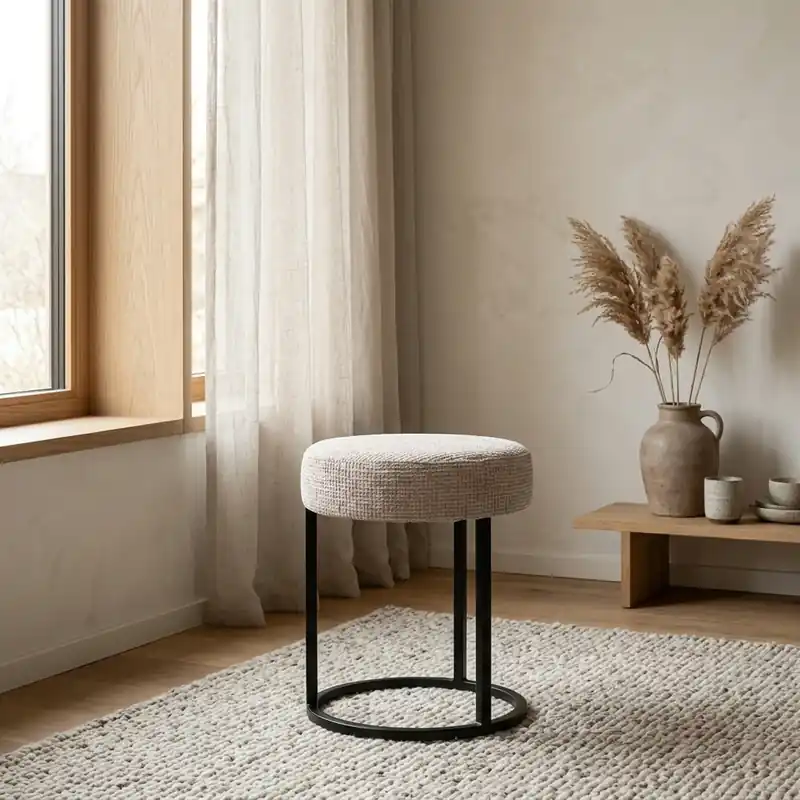 Snelle Levering Hocker Escabel Ø40 Coco Pale 200
