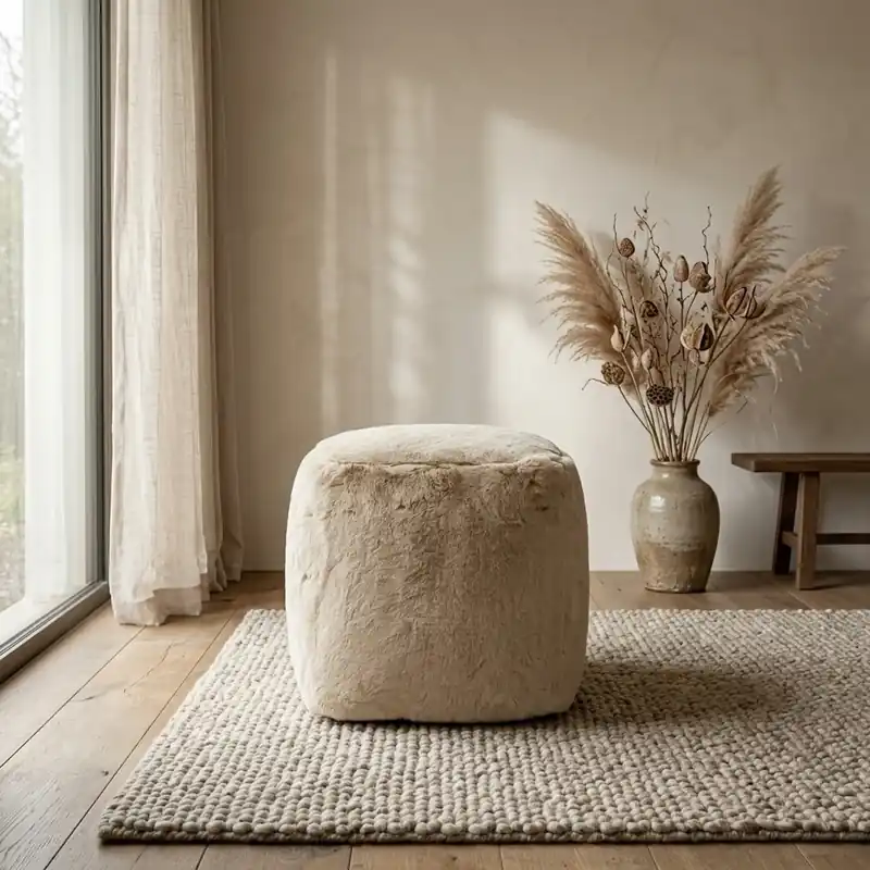 Poef Mosa Beige Meest Verkocht