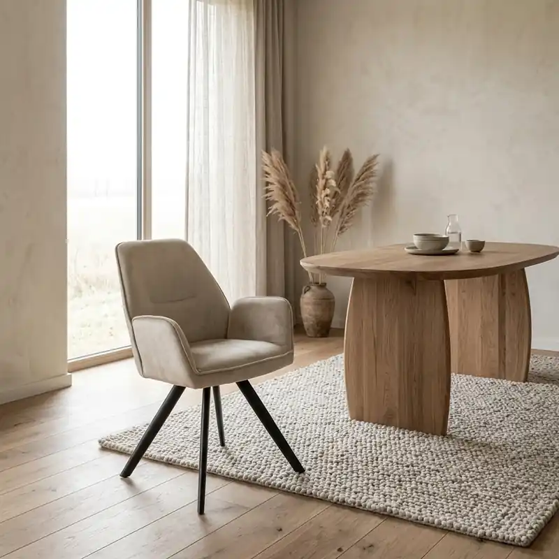 Bestseller Eetkamerstoel Nova Champagne Velvet