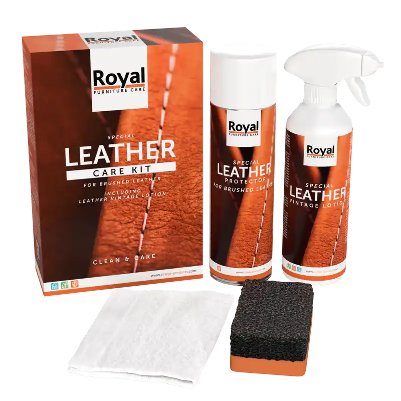 Veilige Betaling Leather Care Kit Brushed Leather