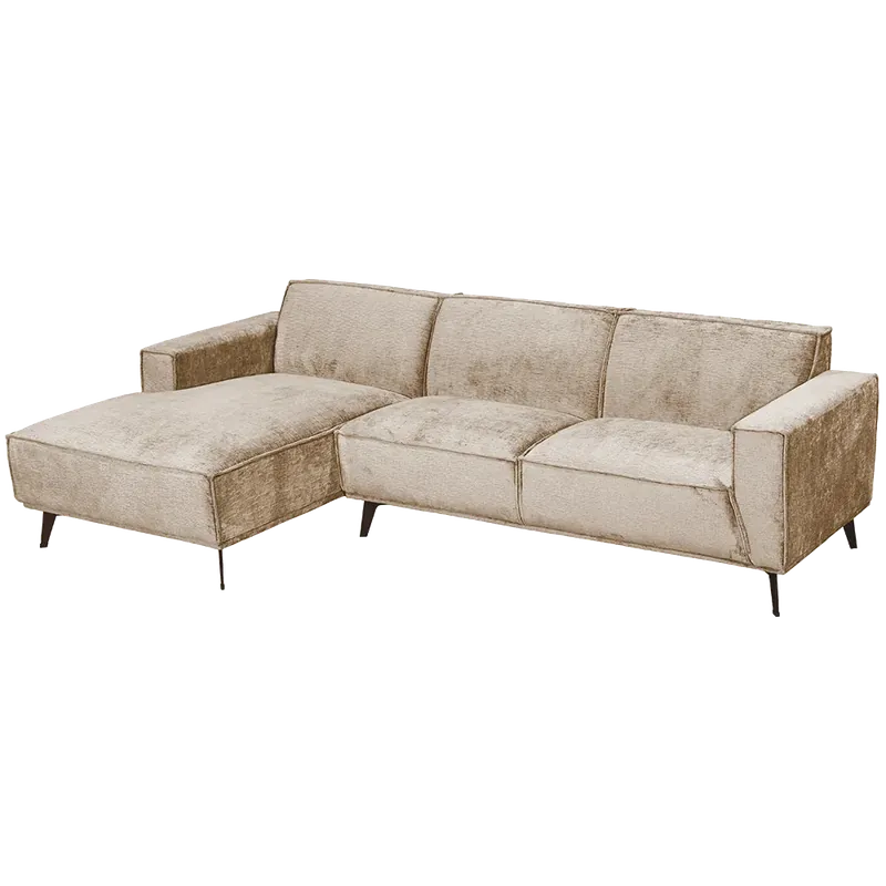 Leeds chaise longue links + 2,5-zits arm rechts Beste Prijs