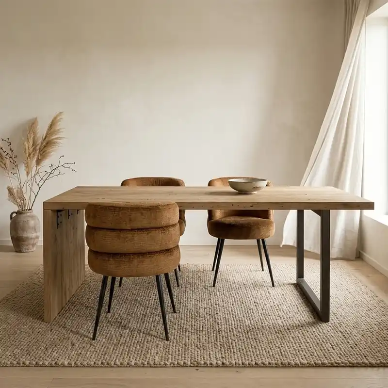 Eetkamertafel Lucca naturel rechthoek 240 cm Superprijs