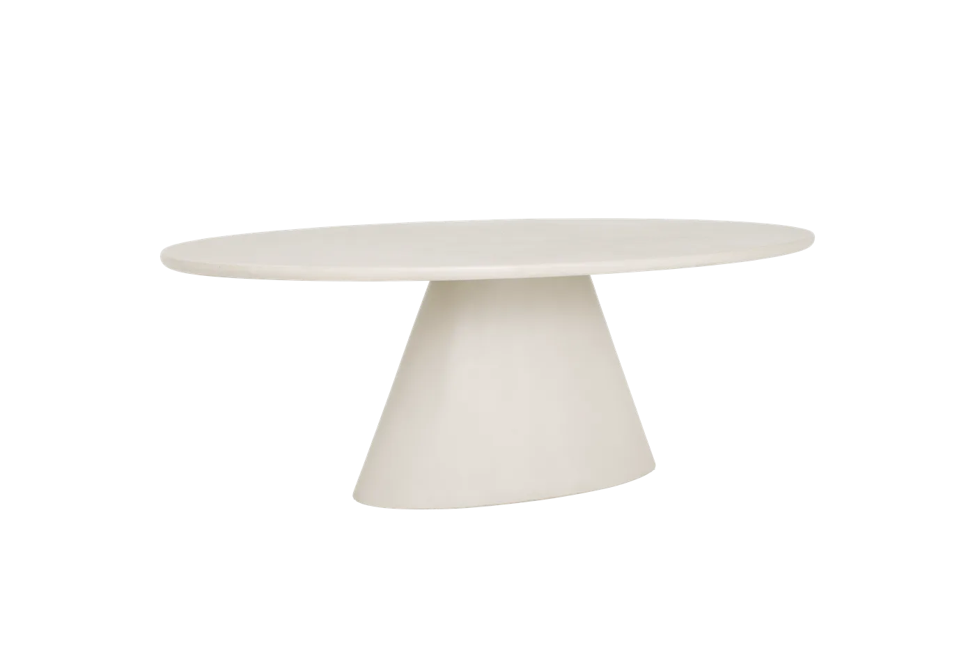Express Levering Eetkamertafel Mello wit ovaal 240 cm