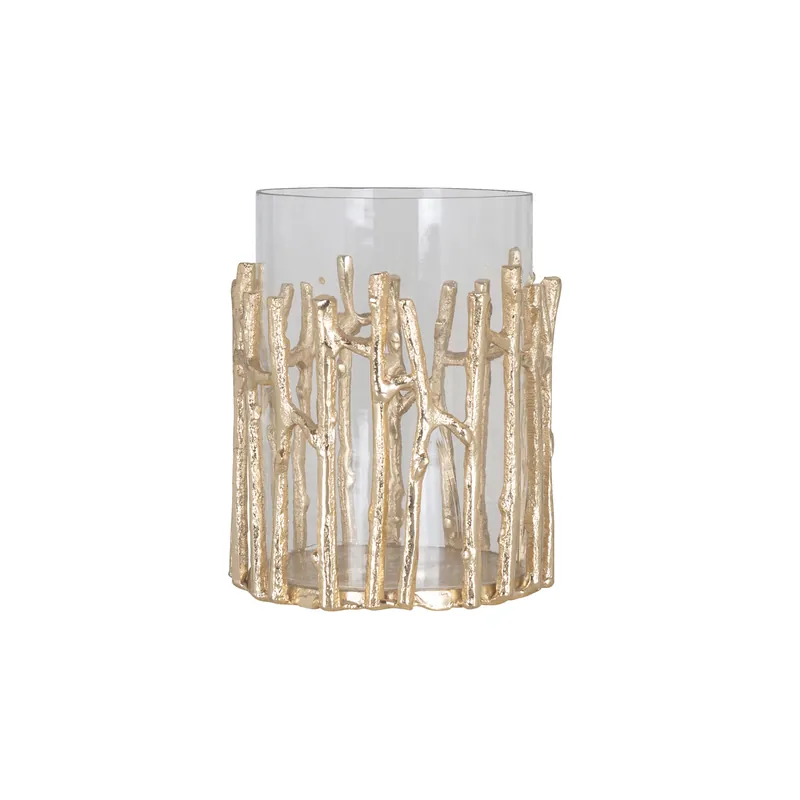 Hete Deal Windlicht Loretta gold small