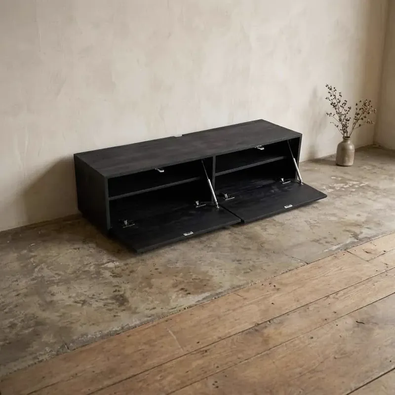 Zwevend tv meubel Vision Black 120 cm Aanbieding