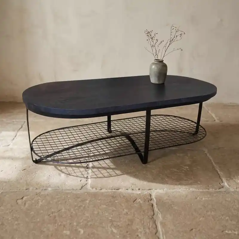 Aanbieding Salontafel Rio ovaal zwart
