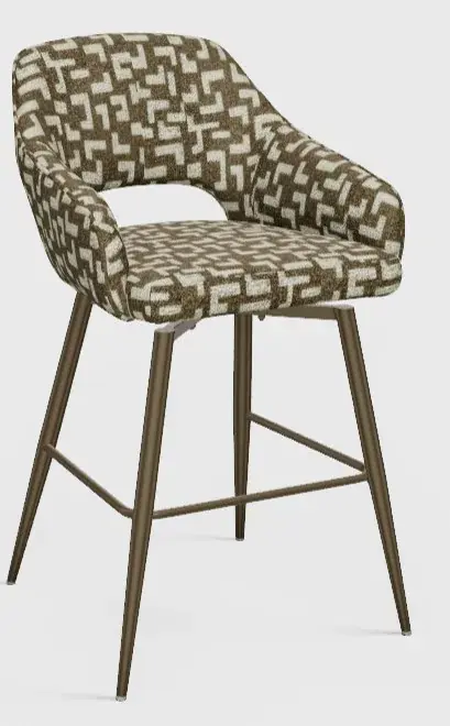 Merkproduct Barkruk Paris Brown