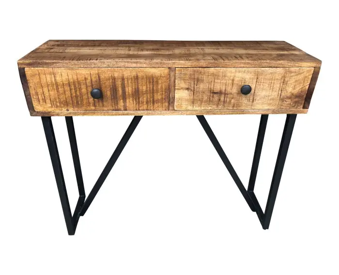 Exclusieve Aanbieding Sidetable BAS / Wandtafel MANGO METAAL 91x30 cm