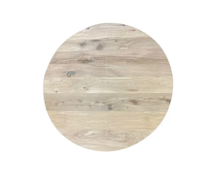 Rond Eiken Tafelblad Rustiek 120 cm (diameter) Merkproduct