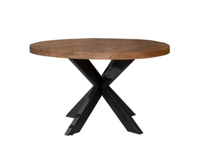Voordeelprijs Ronde mango eettafel Brix Sturdy 150 cm (diameter)