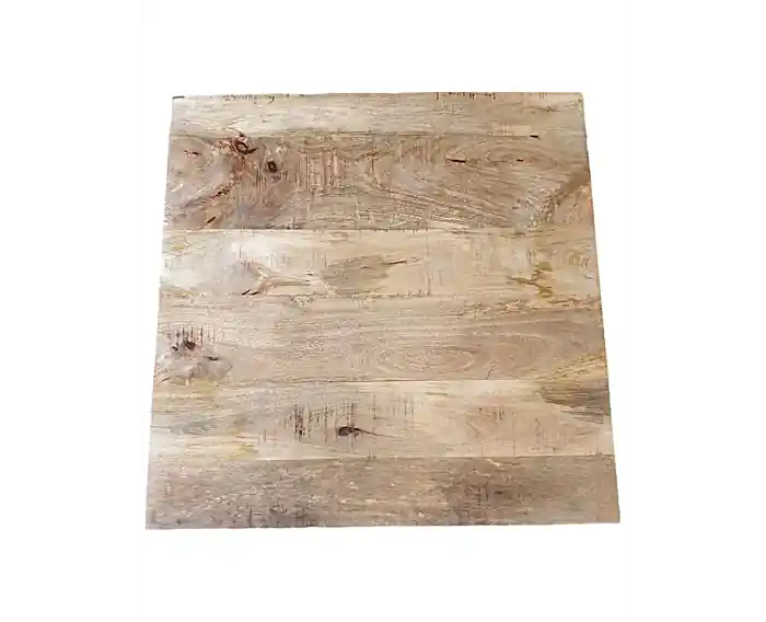 Veilige Betaling Tafelblad horeca mangohout 60x60 - Naturel