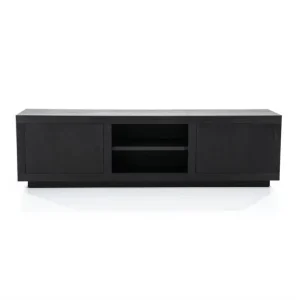 Aanbieding TV meubel Helsinki 160 cm - zwart Eleonora