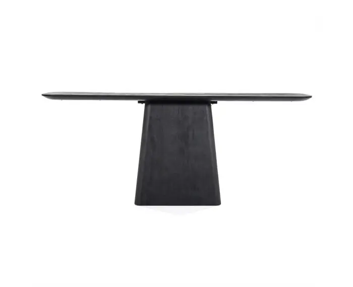 Rechtstreeks Van De Fabrikant Sidetable Aron 180x40cm - zwart Eleonora