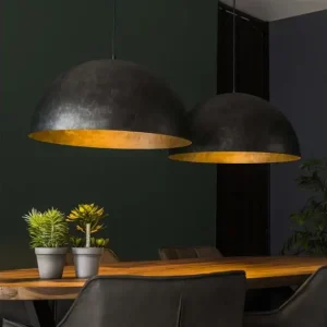 Weekendaanbieding Hanglamp Dome 2 lampen Ø60 cm - Charcoal