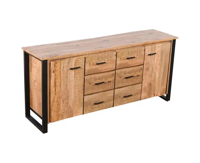 Dressoir Orlando Mangohout 200 cm Snelle Levering
