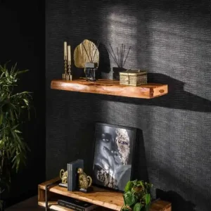 Wandplank Levita 100 cm acacia - naturel Beperkt Aanbod