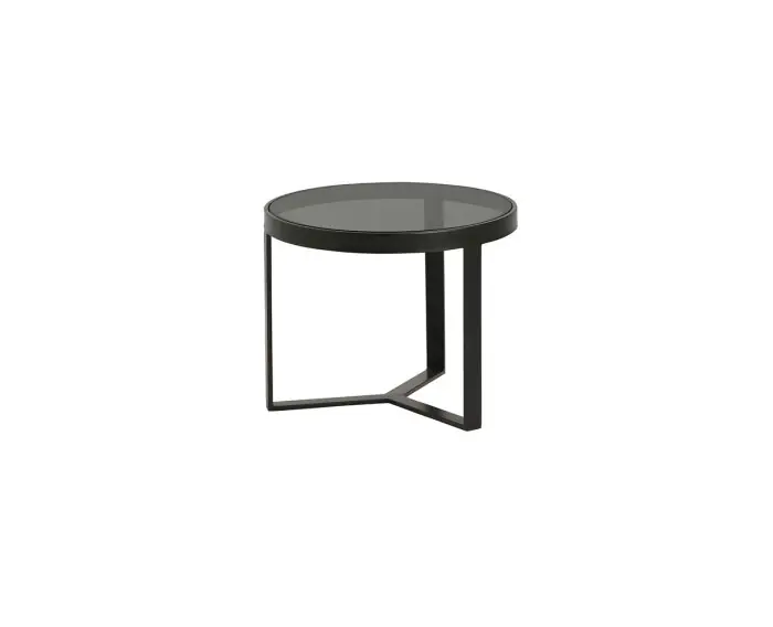 Lazio bijzettafel glas Ø50 Koop Vandaag