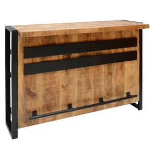 Bartafel Bas mangohout 140 cm - Naturel Merkproduct