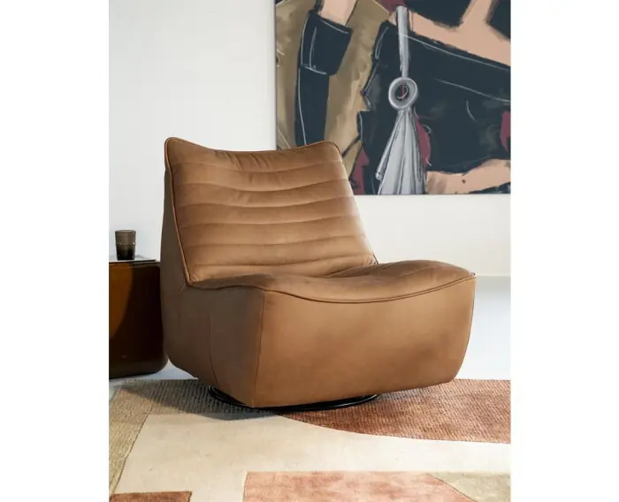Premium Fauteuil Matthew - bruin Eleonora