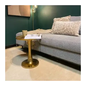 Aanbieding Salontafel Amara Goud Aluminium 45 cm