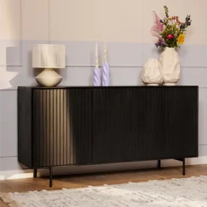 Aanbieding Dressoir Madison zwart 165 cm