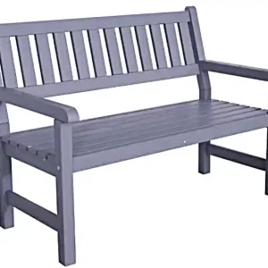 Tuinbank Bordeaux 2-Zits Grenen 125 cm - Grijs Premium