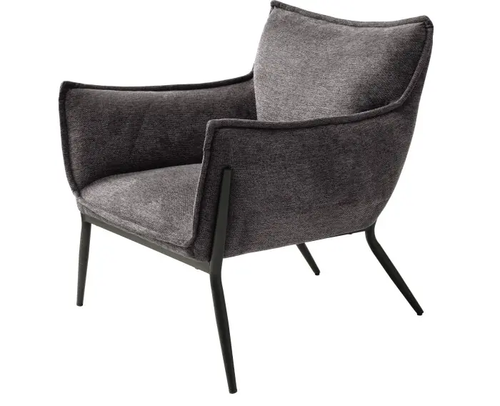 Fauteuil Calgary - Donkergrijs Laatste Versie