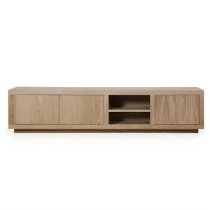 Aanbieding TV meubel Helsinki 200x42cm - bruin Eleonora
