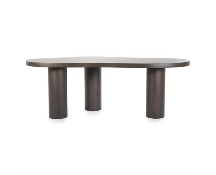 Goedkoop Eettafel Bobbie 215x110cm - bruin Eleonora